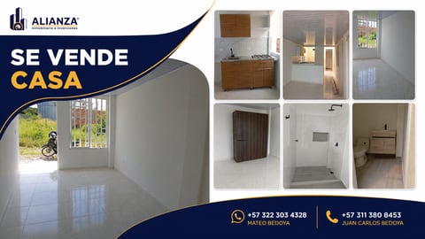 Venta de Casa para Estrenar Ubicada en Zaragoza (Valle del Cauca) en Cartago (Municipio)