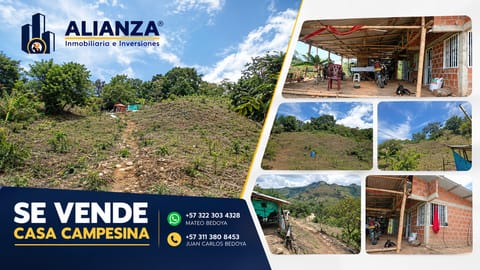Venta de Casa Campesina Ubicada en La Cabaña, Sevilla, Valle en Caicedonia (Municipio)