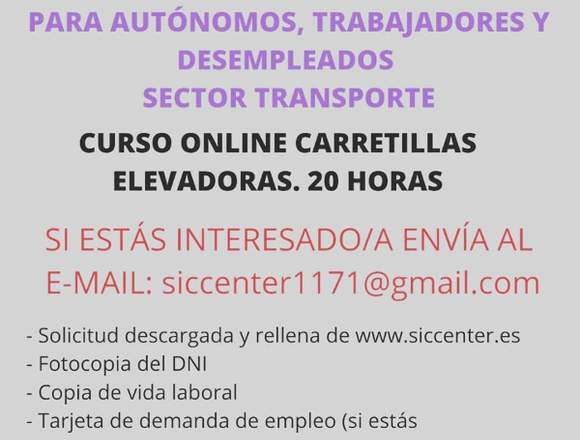 Cursos totalmente subvencionados por el SEPE en Lora del Río (Municipio)