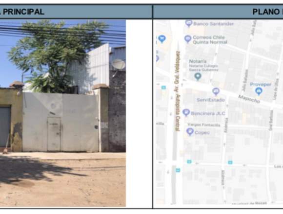 Excelente Terreno /Galpon en Quinta Normal en Santiago (Comuna)