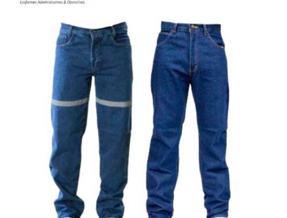 PANTALON JEAN PARA TRABAJO CON REFLECTIVA en Tiwintza (Cantón)