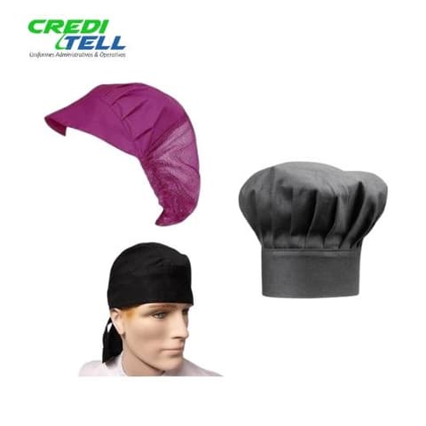 Cofias varios modelos para uniformes de restaurantes en Tena (Cantón)