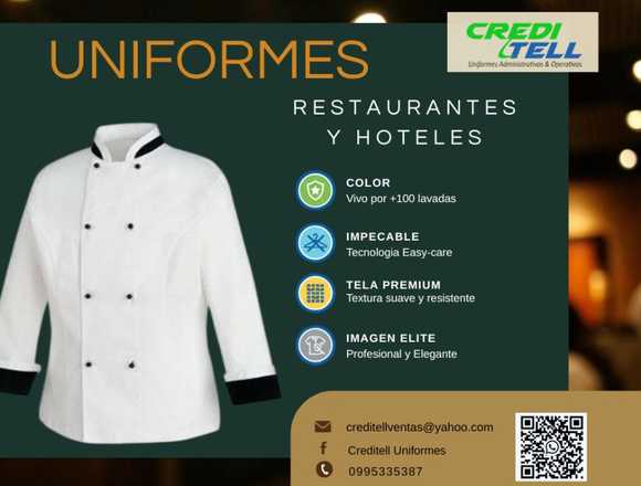 Chaqueta de chef para uniformes de cocina en Quito (Cantón)