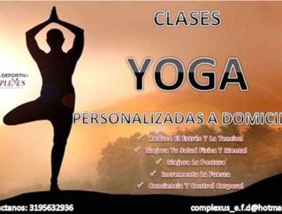 YOGA, CLASES PERSONALIZADAS A DOMICILIO