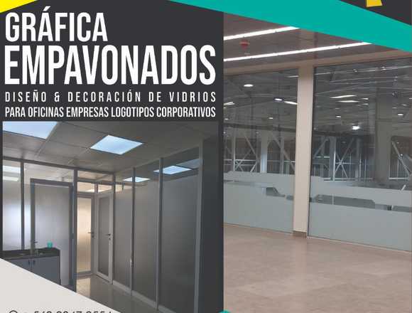 Empavonados de Vidrio: Vinilos frosted, dusted en Santiago (Comuna)