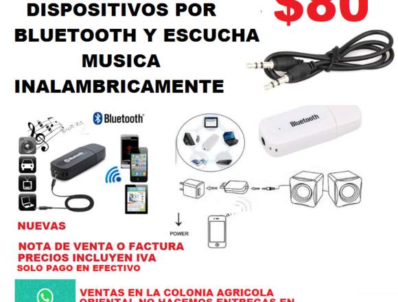 RECEPTOR USB DE AUDIO BLUETOOTH