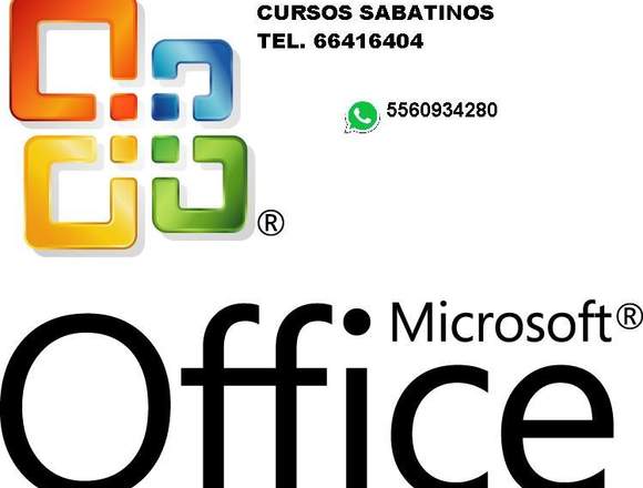 CURSO INTENSIVO(INCLUYE WORD, EXCEL, POWER POINT en Azcapotzalco (Municipio)