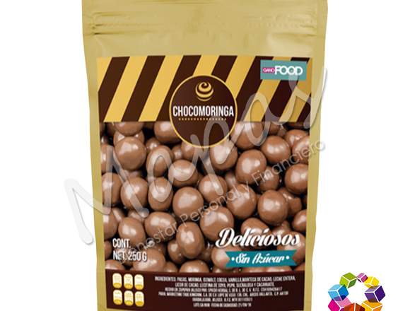 Pasas con Chocolate enriquecidas con Moringa