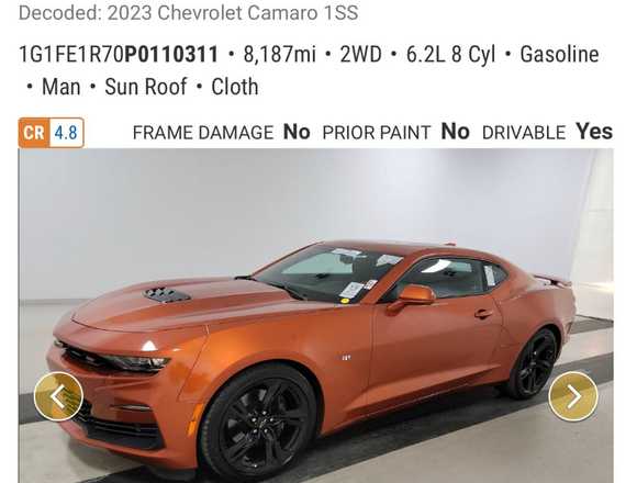 CHEVROLET CAMARO 1SS en Libertador (Municipio)