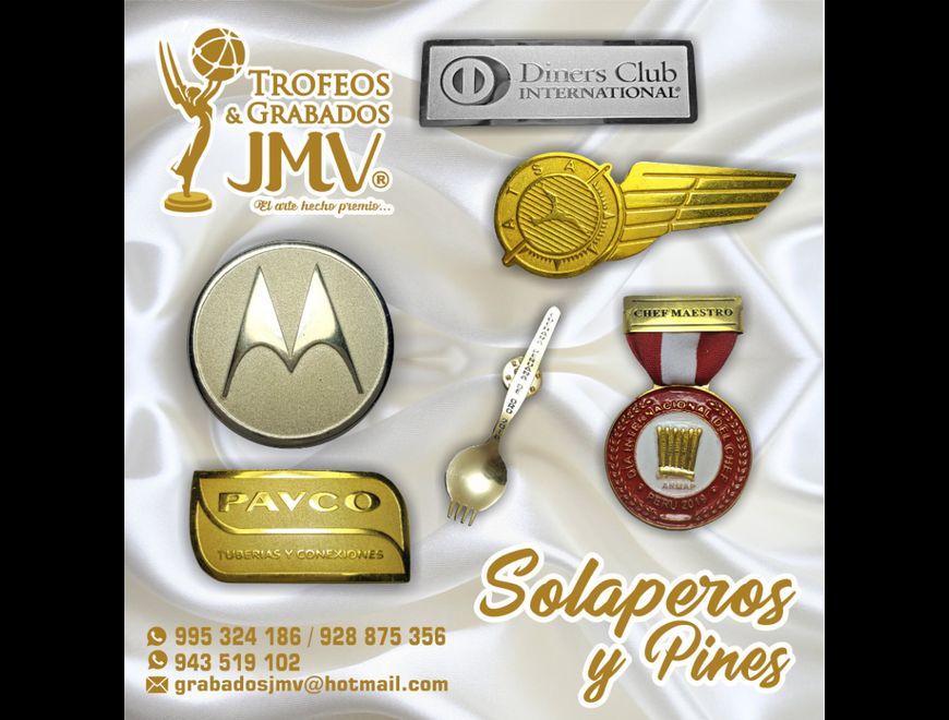 SOLAPEROS DE BRONCE FOTOGRABADOS en Carmen de la Legua Reynoso (Callao 3) (Distrito)
