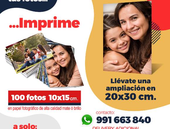 IMPRESION DE FOTOS - Edición fotográfica en Villa el Salvador (Lima 42) (Distrito)
