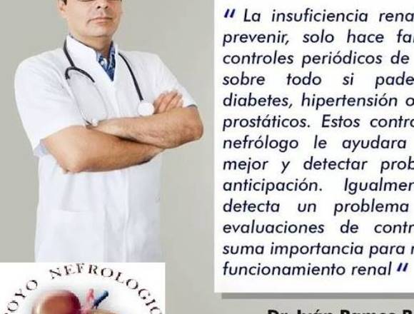 Somos especialistas en Nefrologia y Dialisis.