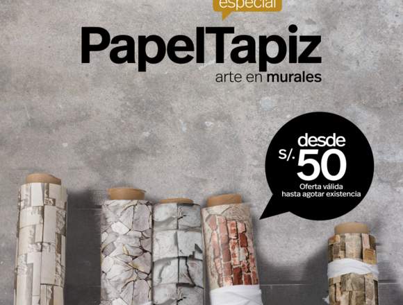 PAPEL TAPIZ, PAPEL DECORATIVO, PAPEL MURAL en Lince (Lima 14) (Distrito)