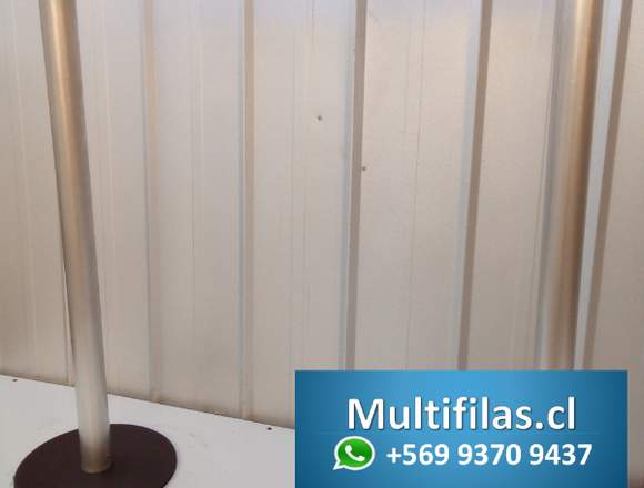 arriendo, venta de separadores de fila en Santiago (Comuna)