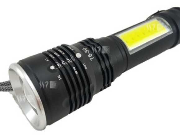 Linterna Tactica Led Recargable Usb Zoom en Cartagena (Municipio)