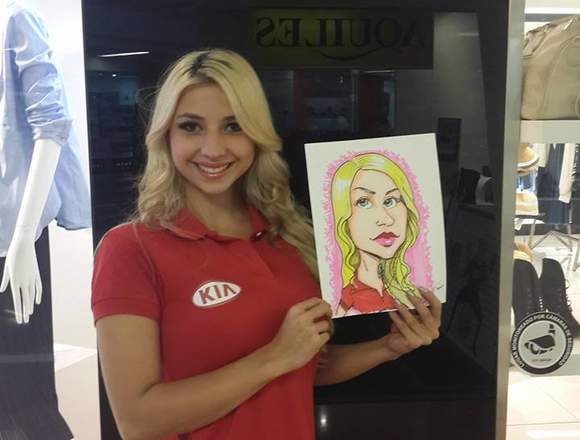 Caricaturas por encargo y para eventos en Medellín (Municipio)