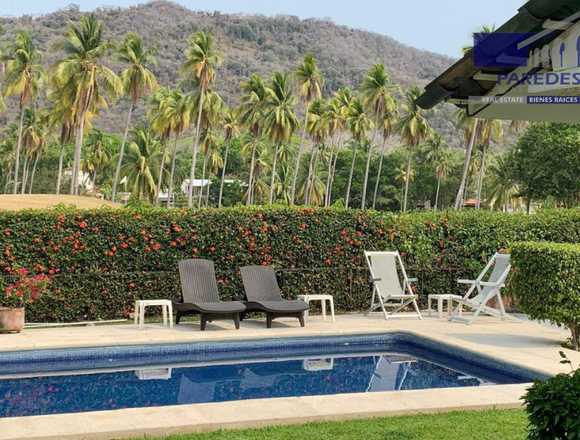 C111 Casa en Venta frente a campo de golf Ixtapa en Zihuatanejo de Azueta (Municipio)
