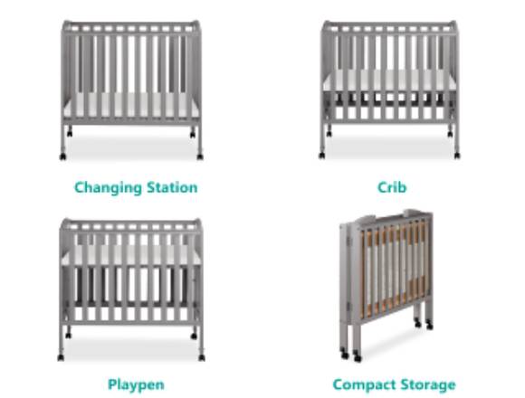 Cuna portátil plegable 3 en 1