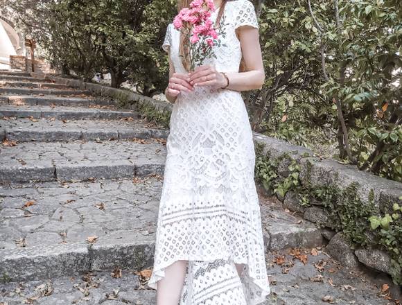 Vestido Mermaid Branco Casamento / Evento em Espinho (Concelho)