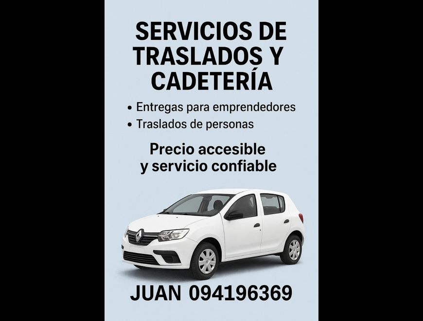 Servicio de cadeteria y/o traslados en Montevideo (Localidad)