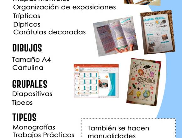 Tareas Escolares y manualidades en Carabayllo (Lima 6) (Distrito)