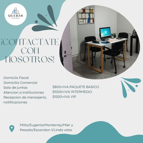 QUEBAR, TU OFICINA PRÁCTICA Y RÁPIDA en Cuauhtémoc (Municipio)