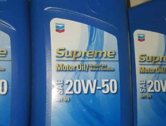 Aceite de Motor 20w50, Marca Chevrom