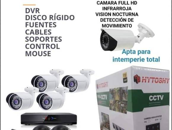 KIT CÁMARAS DE SEGURIDAD