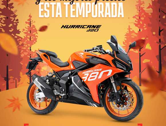 MOTO DEPORTIVA 380 CC HURRICANE XALAPA VERACRUZ en Xalapa (Municipio)