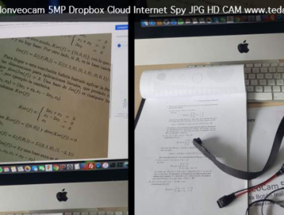 CAMARA BOTON INTERNET DROPBOX EXAMEN