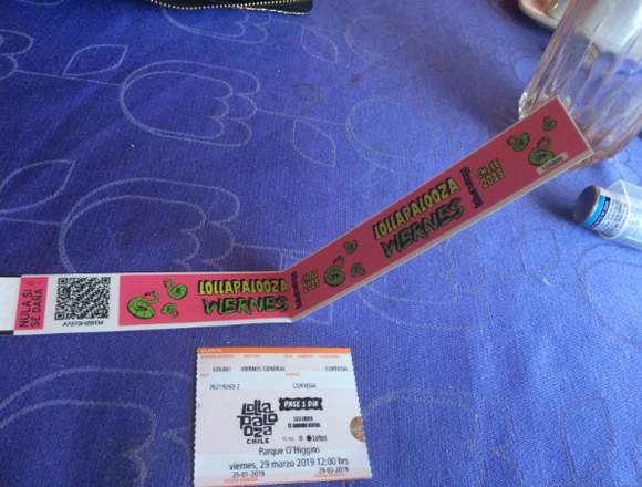 vendo entrada para lollapalooza en Macul (Comuna)