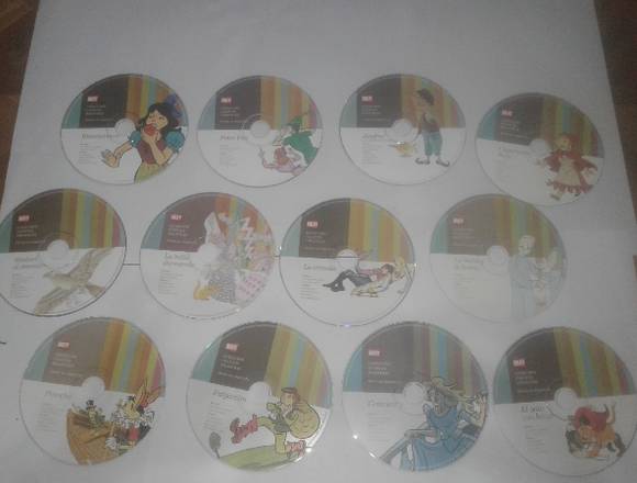 Cuentos infantiles en CD -12 cdsexcelente estado en Valentín Alsina (Localidad)