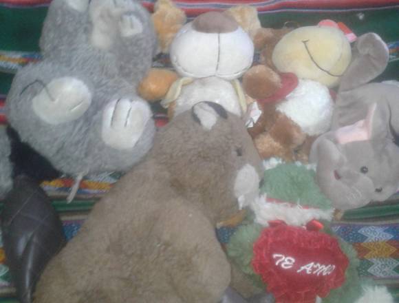 Lote de 6 peluches-excelente estado