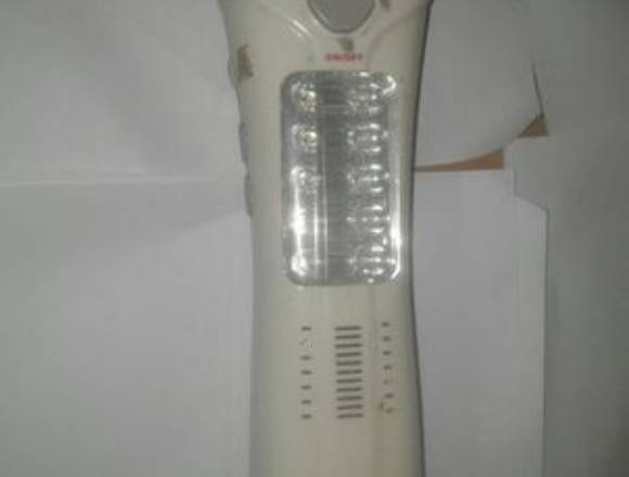 Linterna luces led, con radio-muy buen estado
