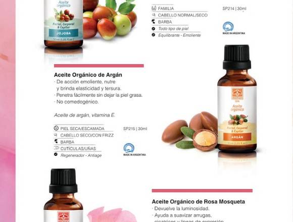 Aceite orgánico de argán- cabello, barba y uñas
