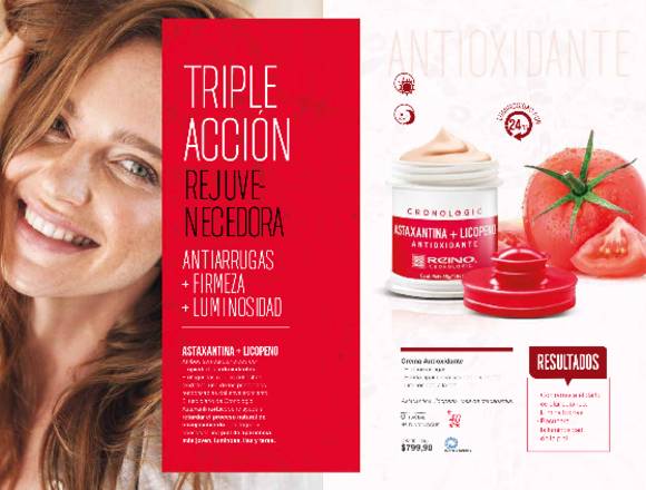 Crema antioxidante- Reduce arrugas