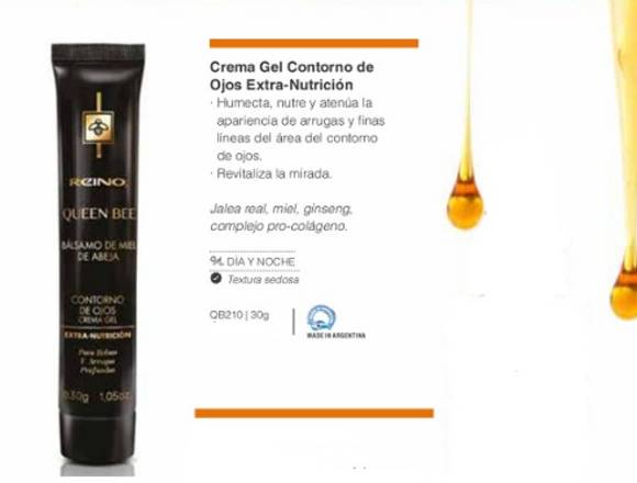 Crema gel contorno de ojos-Bálsamo miel de abeja