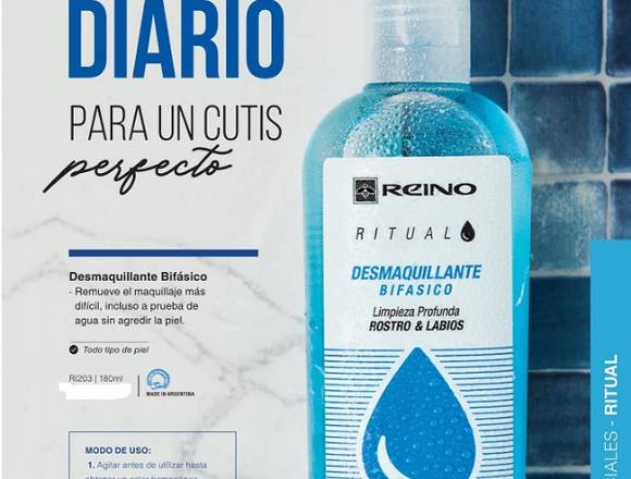 Desmaquillante bifásico- para un cutis perfecto en Valentín Alsina (Localidad)