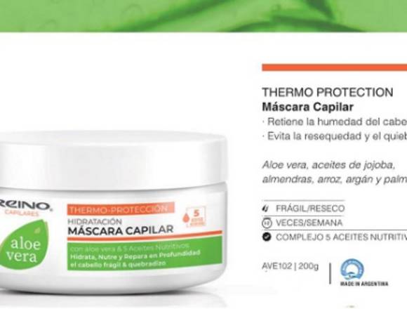 Mascara capilar-con 5 aceites nutritivos