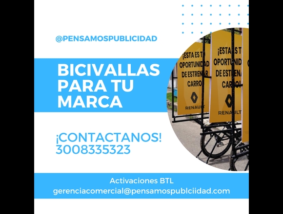 BICIVALLAS PARA TU MARCA