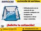 Canastilla para materiales, 1 TON (120 X 120 X 45)