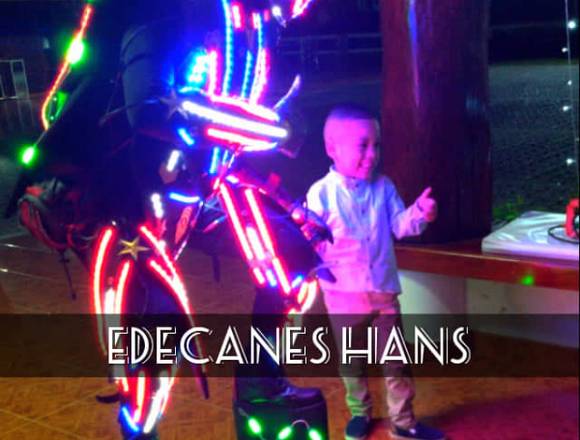 Animacion de robot led para todos tus eventos en Santiago de Cali (Municipio)