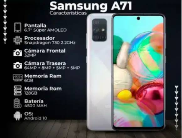 SAMSUNG A71 vendo celular, conexión a impresora. en Guayaquil (Cantón)