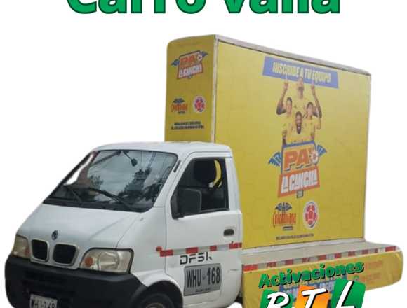 Servicio de carro valla en el valle del cauca en Cartago (Municipio)