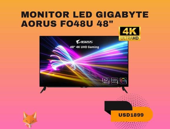Monitor LED Gigabyte Aorus FO48U 48" UDH 4K en Parque del Plata (Localidad)