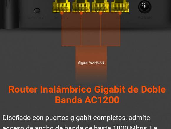 Router Marca Tenda modeló Ac8 Ac1200 (NUEVO) en Maracaibo (Municipio)