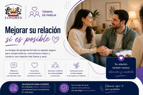 Terapia de Pareja para Recuperar la Comunicación y la Confianza en Lince (Lima 14) (Distrito)