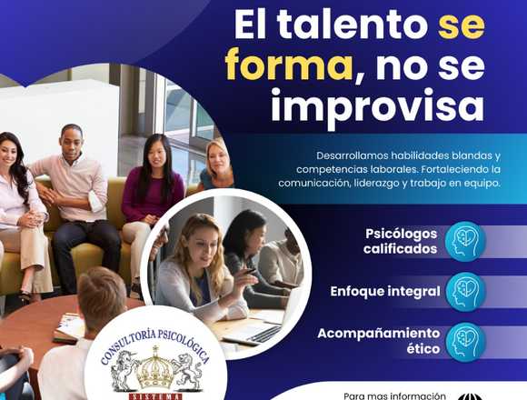 EL TALENTO SE FORMA, NO SE IMPROVISA