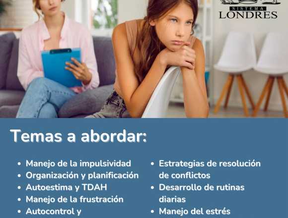Terapia para jóvenes y adultos con tdah en Lince (Lima 14) (Distrito)