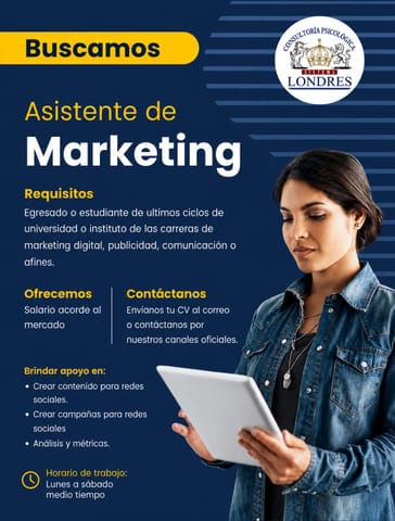 Asistente de Marketing en Santiago de Surco (Lima 33) (Distrito)